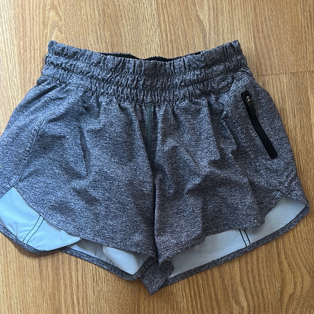 Gray Women's Lululemon Shorts size 4